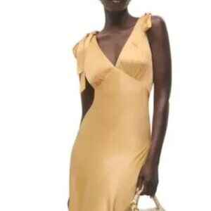 Reformation Pernille Silk Dress -New With Rags